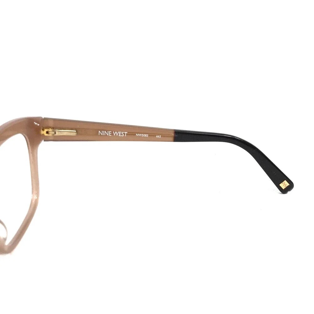 Nine West Eyeglasses Frames NW5083 665 Blush Brown Cat Eye Full Rim 53-18-135